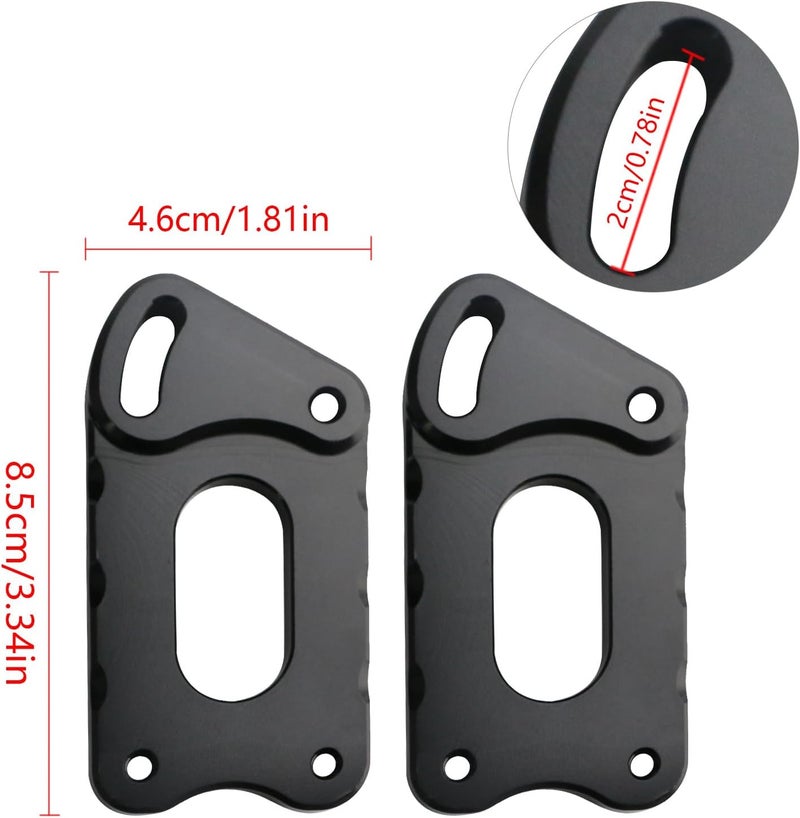 PACEWALKER CNC Adjuster Windshield Risers for Kawasaki KLR650 2022 2023 2024 Motorcycle Windshield Bracket Adjustable Angle Heightening - Image 4